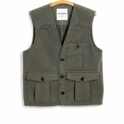 HANSEN GARMENTS HEKTOR | Utility Vest | Green