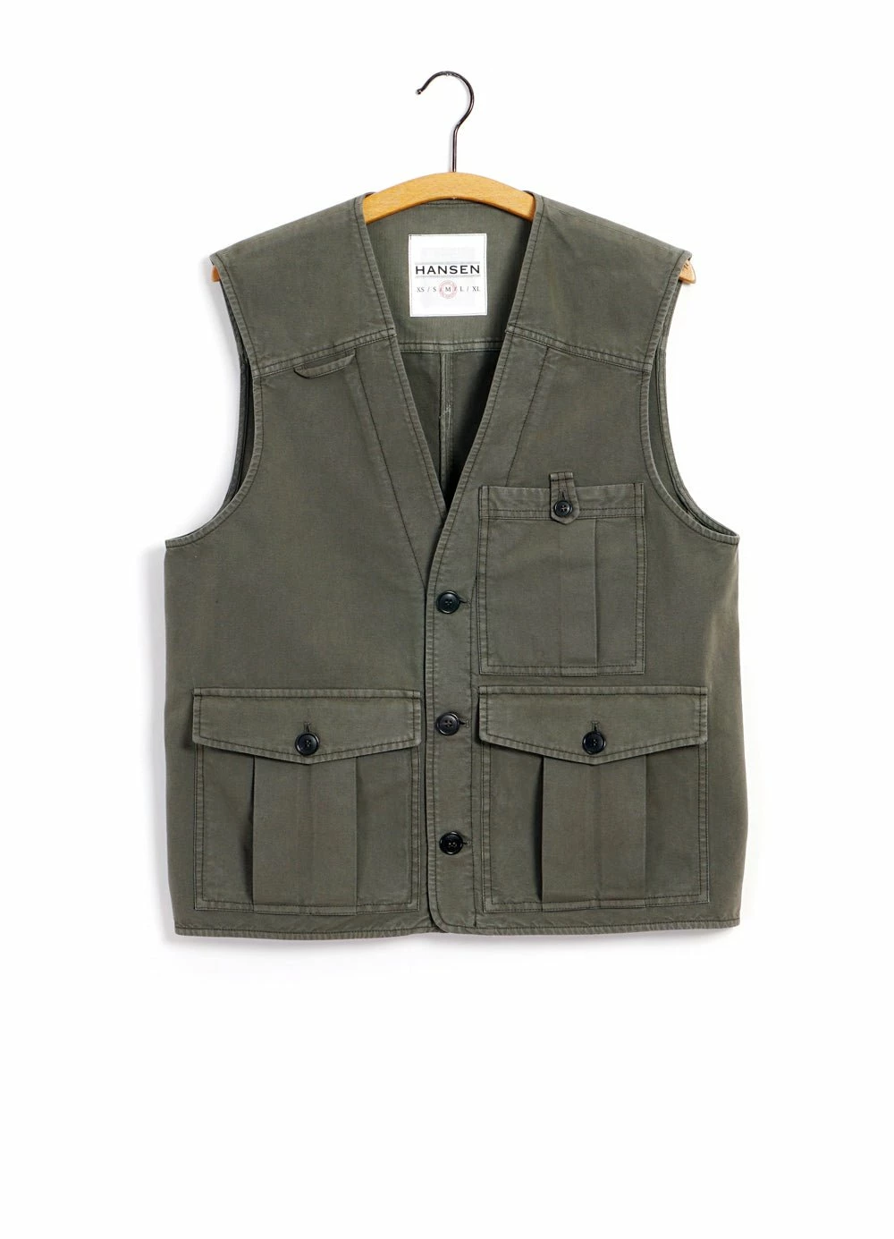 HANSEN GARMENTS HEKTOR | Utility Vest | Green 3 HANSEN GARMENTS HEKTOR | Utility Vest | Green