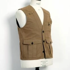 HANSEN GARMENTS HEKTOR | Utility Vest | Khaki 11 HANSEN GARMENTS HEKTOR | Utility Vest | Khaki -Heschung shop hektor utility vest khaki hansen garments 103054