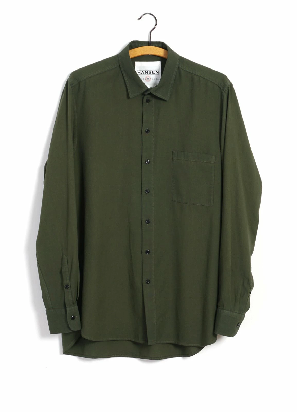 HANSEN GARMENTS HENNING | Casual Classic Shirt | August Green 3 HANSEN GARMENTS HENNING | Casual Classic Shirt | August Green