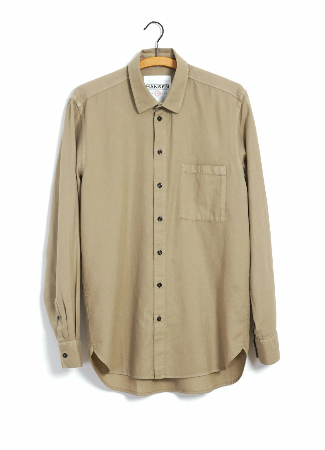 HANSEN GARMENTS HENNING | Casual Classic Shirt | Beige 3 HANSEN GARMENTS HENNING | Casual Classic Shirt | Beige