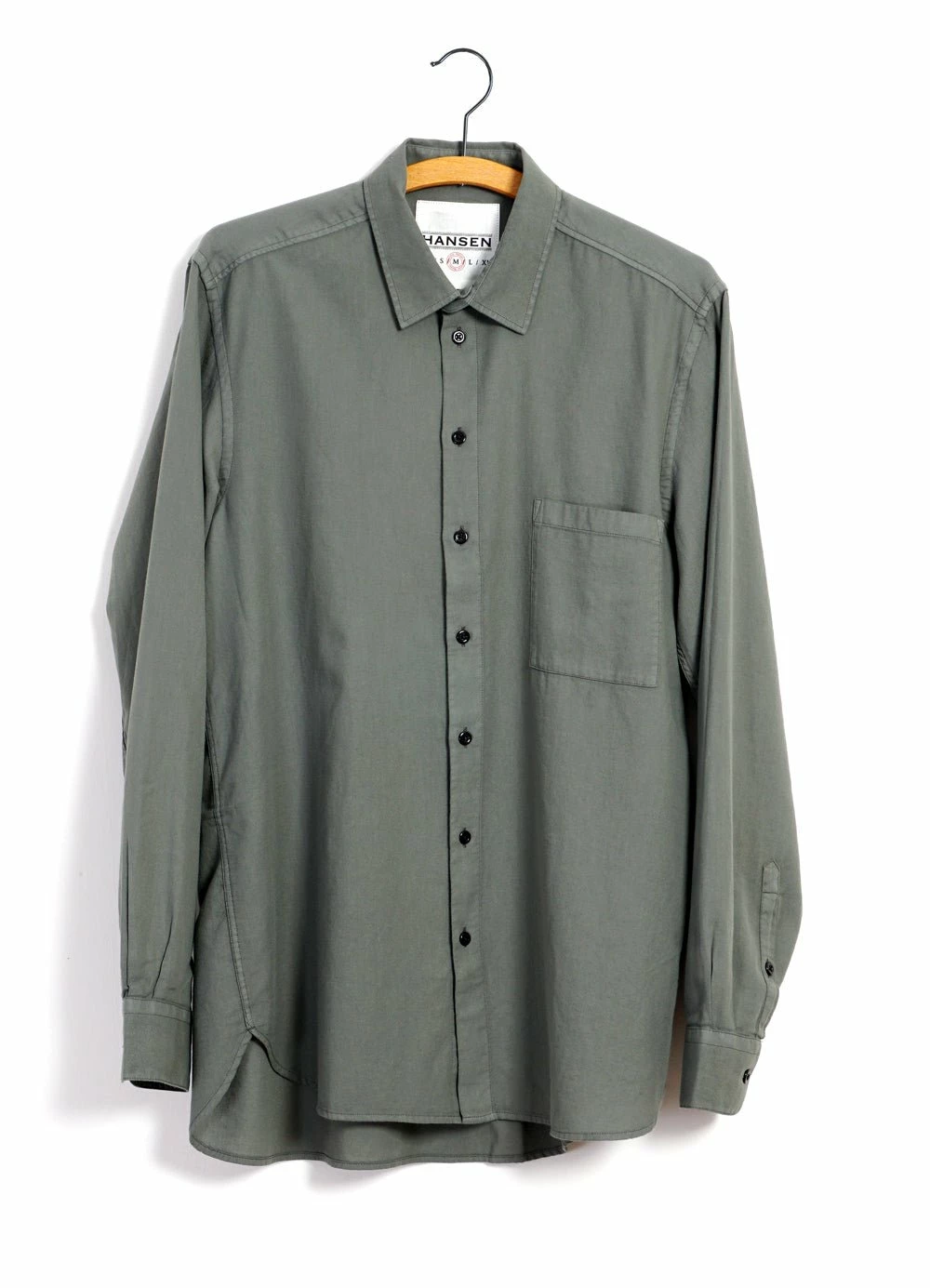 HANSEN GARMENTS HENNING | Casual Classic Shirt | Eucalyptus 3 HANSEN GARMENTS HENNING | Casual Classic Shirt | Eucalyptus