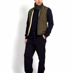 HANSEN GARMENTS HERBERT | Lined Zipper Work Waistcoat | Tech Army 10 HANSEN GARMENTS HERBERT | Lined Zipper Work Waistcoat | Tech Army -Heschung shop herbert lined zipper work waistcoat tech army 255 166653