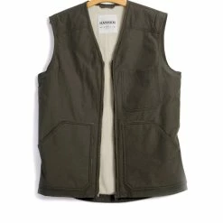 HANSEN GARMENTS HERBERT | Lined Zipper Work Waistcoat | Tech Army 9 HANSEN GARMENTS HERBERT | Lined Zipper Work Waistcoat | Tech Army -Heschung shop herbert lined zipper work waistcoat tech army 255 416768