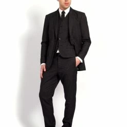 HANSEN GARMENTS IVAN | Slim Fit Trousers | Slate -Heschung shop ivan slim fit trousers slate 255 747684