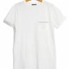 HANSEN GARMENTS JAMES | Crew Neck Pocket T | White