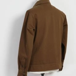 HANSEN GARMENTS JARLE | Casual Zipper Jacket | Nut -Heschung shop jarle casual zipper jacket nut hansen garments 827277