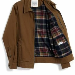 HANSEN GARMENTS JARLE | Casual Zipper Jacket | Nut -Heschung shop jarle casual zipper jacket nut hansen garments 856681