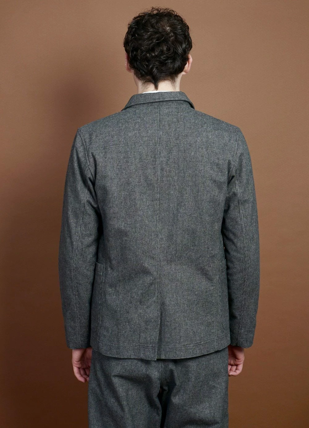 HANSEN GARMENTS JASPER | Casual Everyday Jacket Blazer | Gravel 5 HANSEN GARMENTS JASPER | Casual Everyday Jacket Blazer | Gravel - Image 3