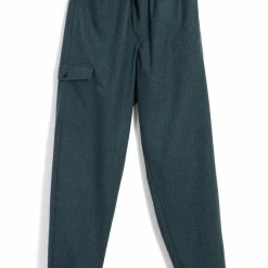 HANSEN GARMENTS JIMMY | Casual Cargo Drawstring Pants | Moss Green