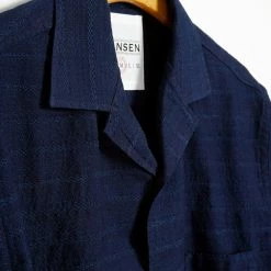 HANSEN GARMENTS JONNY | Short Sleeve Shirt | Dobby Indigo 13 HANSEN GARMENTS JONNY | Short Sleeve Shirt | Dobby Indigo -Heschung shop jonny short sleeve shirt dobby indigo hansen garments 173605