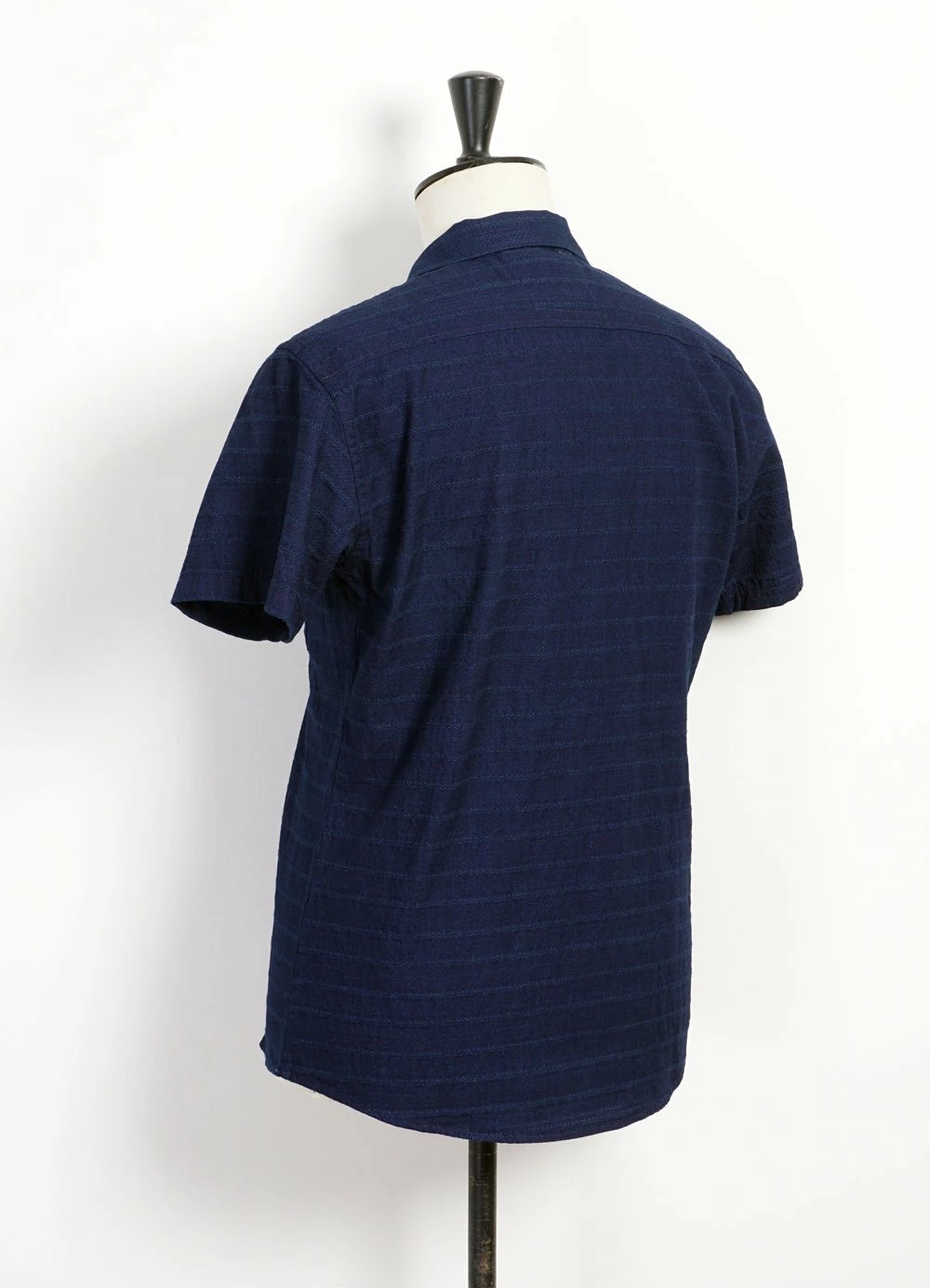 HANSEN GARMENTS JONNY | Short Sleeve Shirt | Dobby Indigo 6 HANSEN GARMENTS JONNY | Short Sleeve Shirt | Dobby Indigo - Image 4