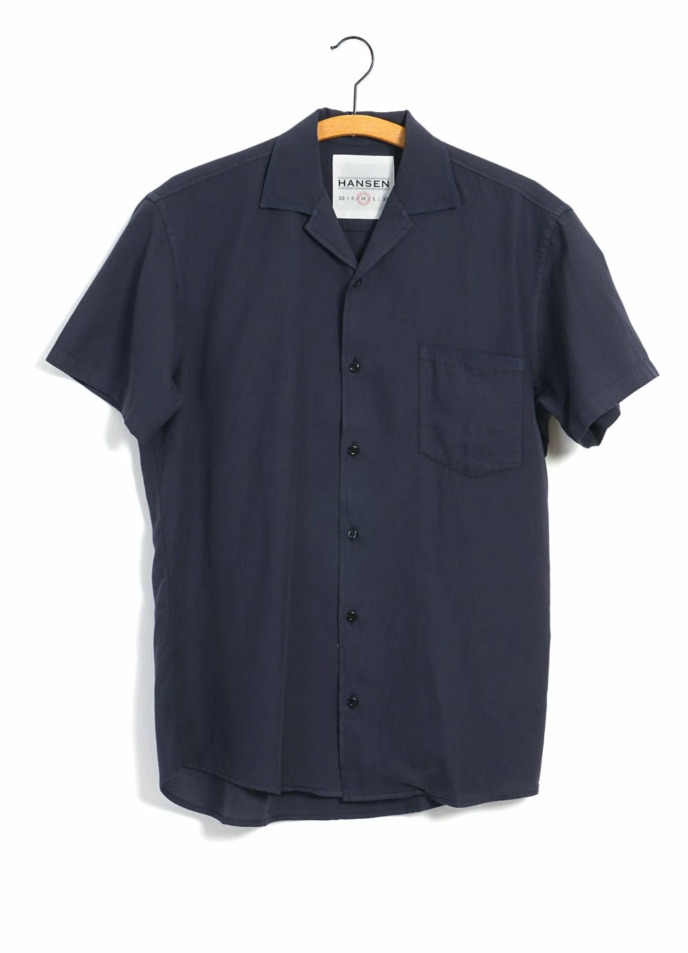HANSEN GARMENTS JONNY | Short Sleeve Shirt | Navy 3 HANSEN GARMENTS JONNY | Short Sleeve Shirt | Navy