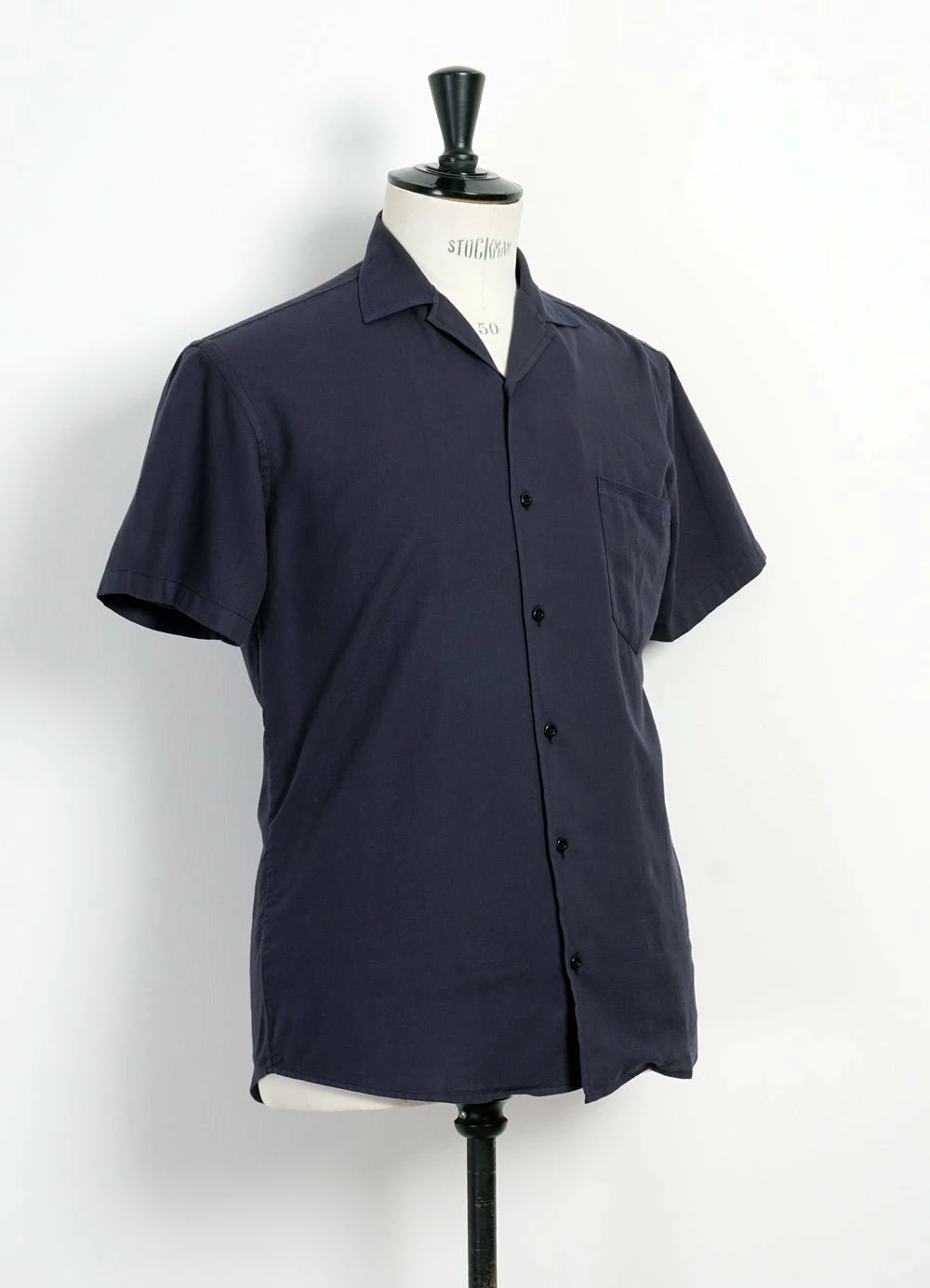 HANSEN GARMENTS JONNY | Short Sleeve Shirt | Navy 4 HANSEN GARMENTS JONNY | Short Sleeve Shirt | Navy - Image 2