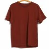 HANSEN GARMENTS JULIAN | Crew Neck T-Shirt | Terracotta 2 HANSEN GARMENTS JULIAN | Crew Neck T-Shirt | Terracotta -Heschung shop julian crew neck t shirt terracotta hansen garments 275120