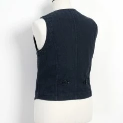HANSEN GARMENTS KAJ | Casual Waistcoat | Black Navy 8 HANSEN GARMENTS KAJ | Casual Waistcoat | Black Navy -Heschung shop kaj casual waistcoat black navy hansen garments 180930