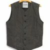 HANSEN GARMENTS KAJ | Casual Waistcoat | Black Sand 2 HANSEN GARMENTS KAJ | Casual Waistcoat | Black Sand -Heschung shop kaj casual waistcoat black sand hansen garments 387198