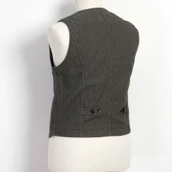 HANSEN GARMENTS KAJ | Casual Waistcoat | Black Sand 9 HANSEN GARMENTS KAJ | Casual Waistcoat | Black Sand -Heschung shop kaj casual waistcoat black sand hansen garments 783622