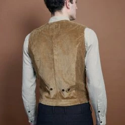 HANSEN GARMENTS KAJ | Casual Waistcoat | Camel 6 HANSEN GARMENTS KAJ | Casual Waistcoat | Camel -Heschung shop kaj casual waistcoat camel hansen garments 384952