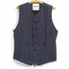 HANSEN GARMENTS KALLE | Casual Classic Vest | Blue Delave 2 HANSEN GARMENTS KALLE | Casual Classic Vest | Blue Delave -Heschung shop kalle casual classic vest blue delave 225 165426