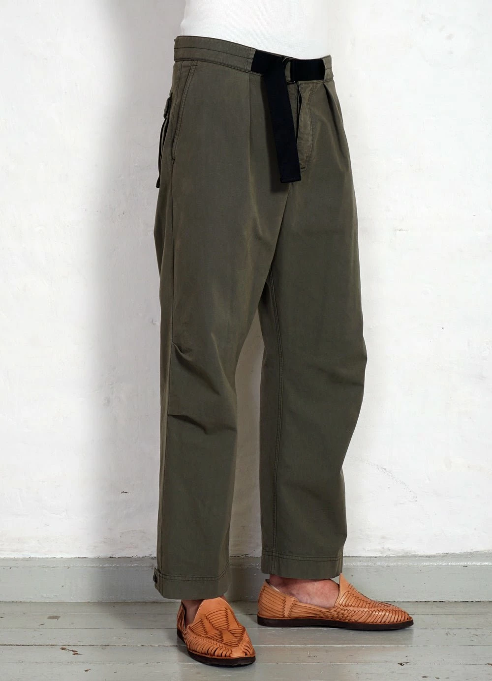 HANSEN GARMENTS KARLO | Wide Cut Utility Trousers | Green 5 HANSEN GARMENTS KARLO | Wide Cut Utility Trousers | Green - Image 3