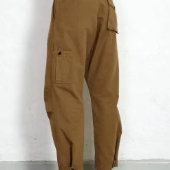 HANSEN GARMENTS KARLO | Wide Cut Utility Trousers | Khaki -Heschung shop karlo wide cut utility trousers khaki hansen garments 448393