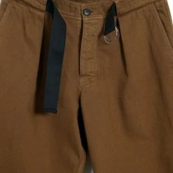 HANSEN GARMENTS KARLO | Wide Cut Utility Trousers | Nut -Heschung shop karlo wide cut utility trousers nut hansen garments 173820