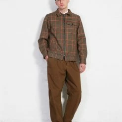 HANSEN GARMENTS KARLO | Wide Cut Utility Trousers | Nut -Heschung shop karlo wide cut utility trousers nut hansen garments 386953