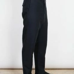 HANSEN GARMENTS KEN | Wide Cut Trousers| 3-Tone Blue -Heschung shop ken wide cut trousers 3 tone blue 199083