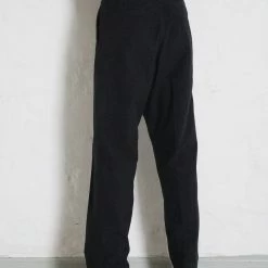 HANSEN GARMENTS KEN | Wide Cut Trousers | Blackish -Heschung shop ken wide cut trousers blackish hansen garments 440931