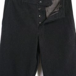 HANSEN GARMENTS KEN | Wide Cut Trousers | Blackish -Heschung shop ken wide cut trousers blackish hansen garments 920761