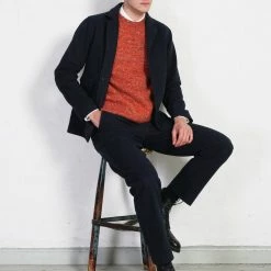 HANSEN GARMENTS KEN | Wide Cut Trousers | Broken Blue 19 HANSEN GARMENTS KEN | Wide Cut Trousers | Broken Blue -Heschung shop ken wide cut trousers broken blue hansen garments 962550