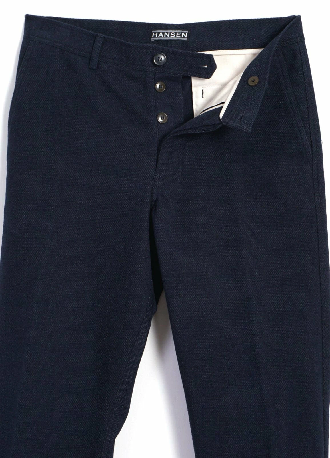 HANSEN GARMENTS KEN | Wide Cut Trousers | Broken Blue 7 HANSEN GARMENTS KEN | Wide Cut Trousers | Broken Blue - Image 5