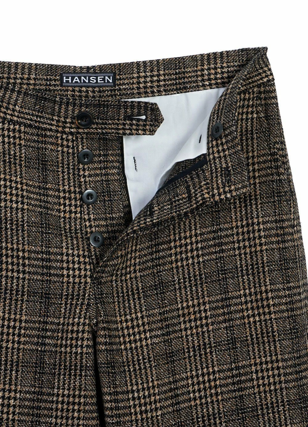 HANSEN GARMENTS KEN | Wide Cut Trousers | Checkered 5 HANSEN GARMENTS KEN | Wide Cut Trousers | Checkered - Image 3