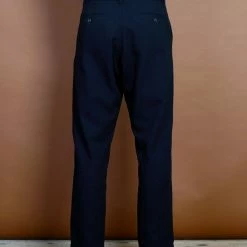 HANSEN GARMENTS KEN | Wide Cut Trousers | Deep Indigo -Heschung shop ken wide cut trousers deep indigo hansen garments 190231