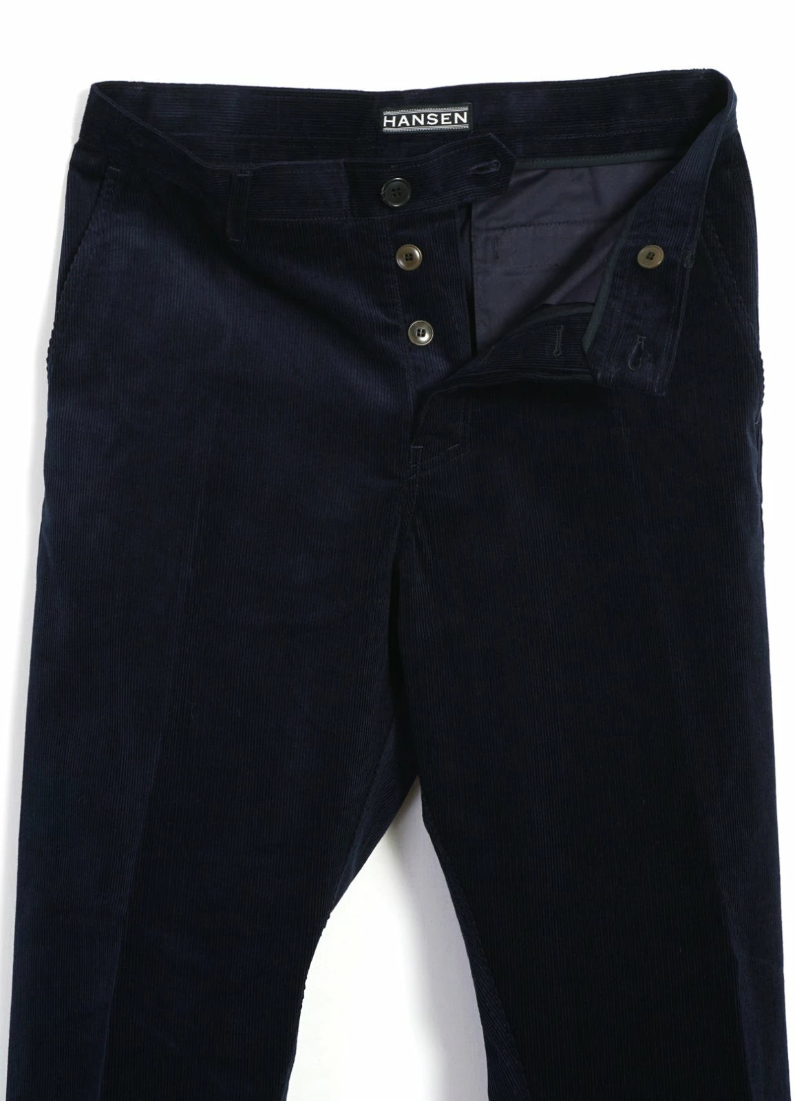 HANSEN GARMENTS KEN | Wide Cut Trousers | Fluid Navy 9 HANSEN GARMENTS KEN | Wide Cut Trousers | Fluid Navy - Image 7