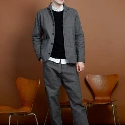 HANSEN GARMENTS KEN | Wide Cut Trousers | Gravel 11 HANSEN GARMENTS KEN | Wide Cut Trousers | Gravel -Heschung shop ken wide cut trousers gravel hansen garments 230954