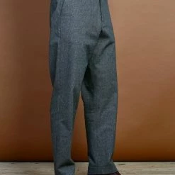 HANSEN GARMENTS KEN | Wide Cut Trousers | Gravel 13 HANSEN GARMENTS KEN | Wide Cut Trousers | Gravel -Heschung shop ken wide cut trousers gravel hansen garments 340569