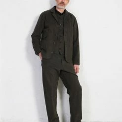 HANSEN GARMENTS KEN | Wide Cut Trousers | Greenish 18 HANSEN GARMENTS KEN | Wide Cut Trousers | Greenish -Heschung shop ken wide cut trousers greenish hansen garments 533467