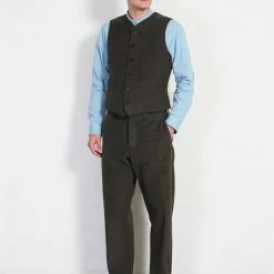 HANSEN GARMENTS KEN | Wide Cut Trousers | Greenish 14 HANSEN GARMENTS KEN | Wide Cut Trousers | Greenish -Heschung shop ken wide cut trousers greenish hansen garments 787023