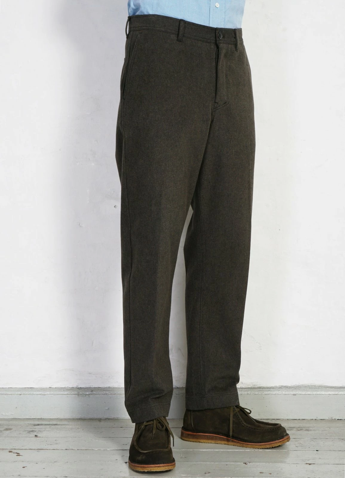 HANSEN GARMENTS KEN | Wide Cut Trousers | Greenish 4 HANSEN GARMENTS KEN | Wide Cut Trousers | Greenish - Image 2