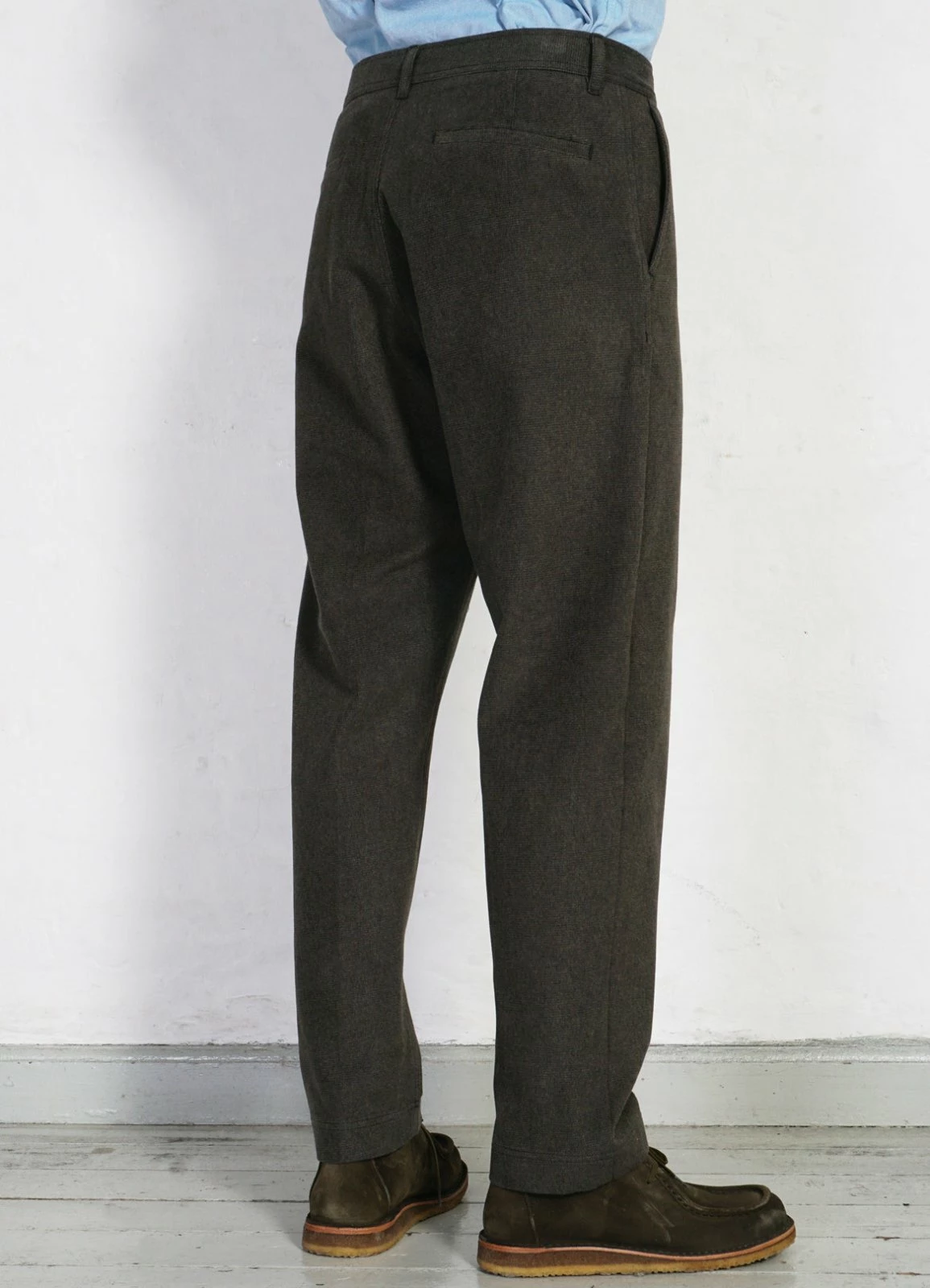 HANSEN GARMENTS KEN | Wide Cut Trousers | Greenish 5 HANSEN GARMENTS KEN | Wide Cut Trousers | Greenish - Image 3