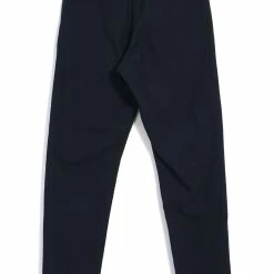 HANSEN GARMENTS KEN | Wide Cut Trousers | Indigo Herringbone -Heschung shop ken wide cut trousers indigo herringbone hansen garments 882783