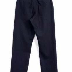 HANSEN GARMENTS KEN | Wide Cut Work Trousers | Black Indigo -Heschung shop ken wide cut work trousers black indigo hansen garments 595234