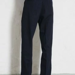 HANSEN GARMENTS KEN | Wide Cut Work Trousers | Black Indigo -Heschung shop ken wide cut work trousers black indigo hansen garments 758530