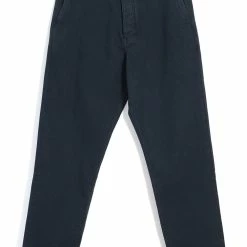 HANSEN GARMENTS KEN | Wide Cut Work Trousers | Black Navy