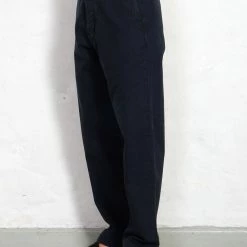 HANSEN GARMENTS KEN | Wide Cut Work Trousers | Black Navy 11 HANSEN GARMENTS KEN | Wide Cut Work Trousers | Black Navy -Heschung shop ken wide cut work trousers black navy hansen garments 869015