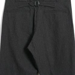 HANSEN GARMENTS KIAN | Cinch Back Wide Trousers | Grey Pin 13 HANSEN GARMENTS KIAN | Cinch Back Wide Trousers | Grey Pin -Heschung shop kian cinch back wide trousers grey pin hansen garments 486860