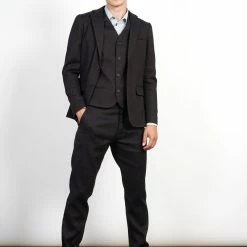 HANSEN GARMENTS KRISTIAN | Two Button Blazer | Coffee Melange -Heschung shop kristian two button blazer coffee melange 682377