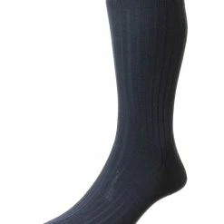 PANTHERELLA LABURNUM | Classic 5x3 Rib | Navy